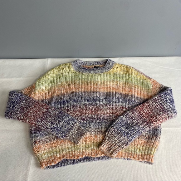 Multicolor Knit Women's Sweater - Picture 4 of 13